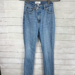 Abercrombie & Fitch Blue Straight Leg Jeans